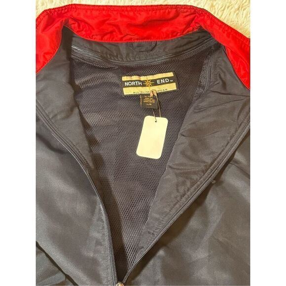 Men North end full zip techo lite navy jacket ezem system L - Picture 5 of 8